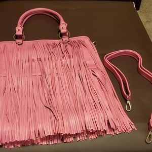 Pink handbag